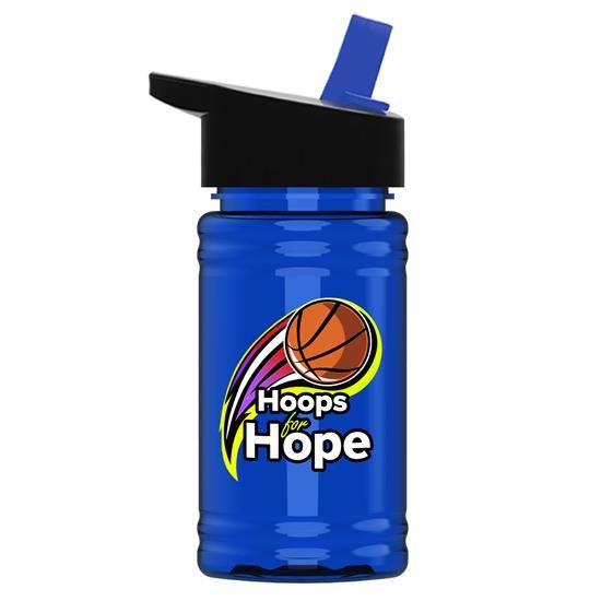 DPRP16H - UpCycle Mini - 16 oz. rPET Sport Bottle with Flip  Straw Lid