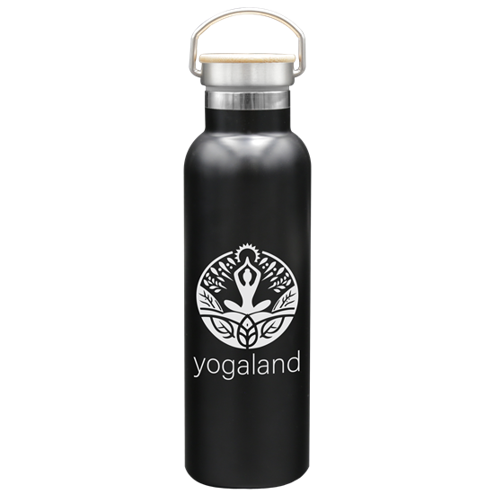 SB600B - The Serene - 20 oz. Stainless Steel with Bamboo Lid