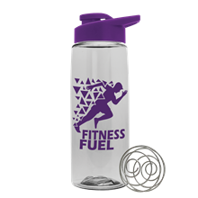 The Flair - 26 oz. Tritan™ Shaker Bottle with Drink thru lid and Mixing Whisk ball